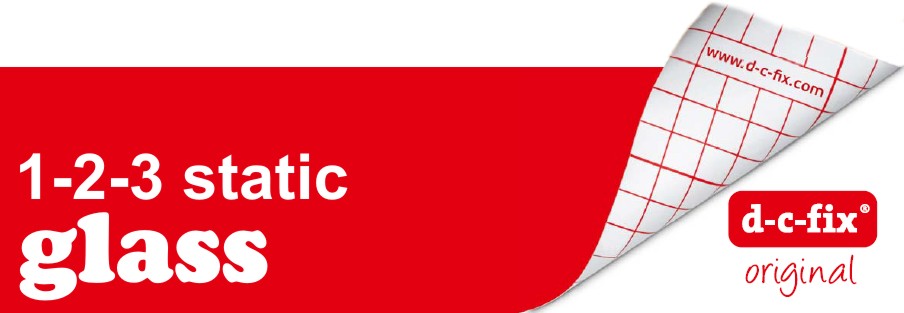 d-c-fix Glasdekorfolien, adhäsiv - haftet ohne Kleber